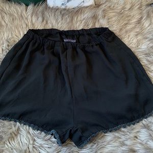 Black brandy Melville flow shorts